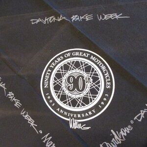 Vintage 1993 Harley Davidson WillieG Daytona Bike Week March 1993 Bandana